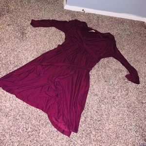 Maroon dress